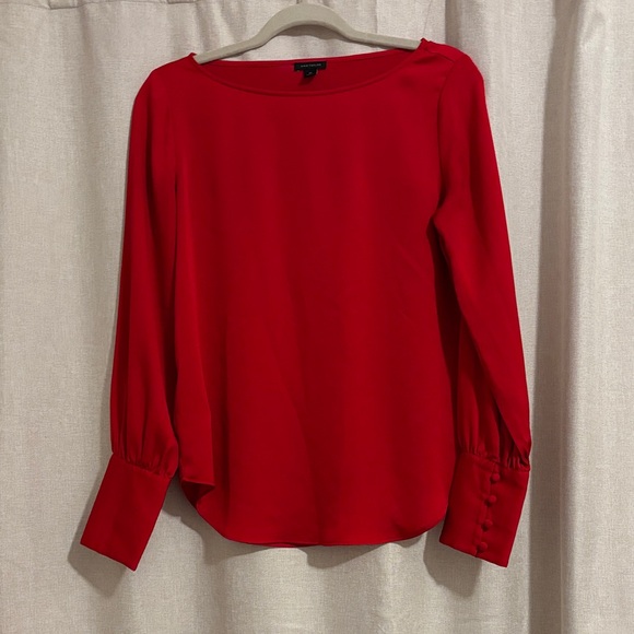 Ann Taylor Tops - Ann Taylor Vibrant Red Blouse